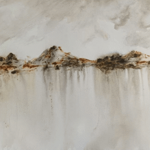 The weight of Time - Watercolor Art