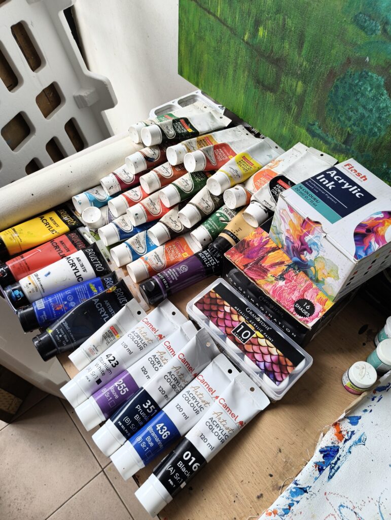 Colors in the studio
